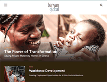 Tablet Screenshot of banyanglobal.com